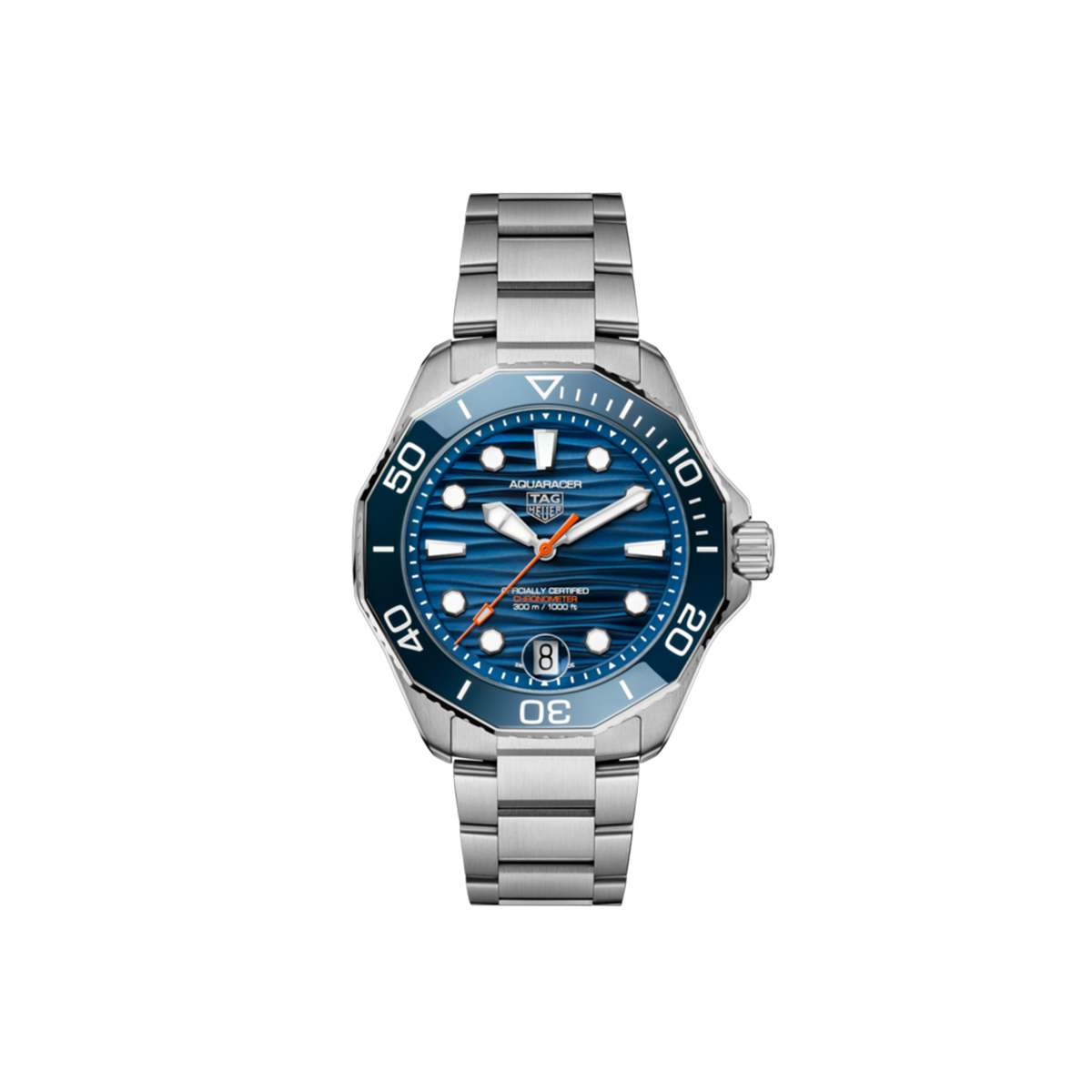 Dit TAG Heuer horloge behoort tot de TAG Heuer Aquaracer collectie. 
Referentienummer: WBP5111.BA0013
Caliber: TH31-00 COSC
