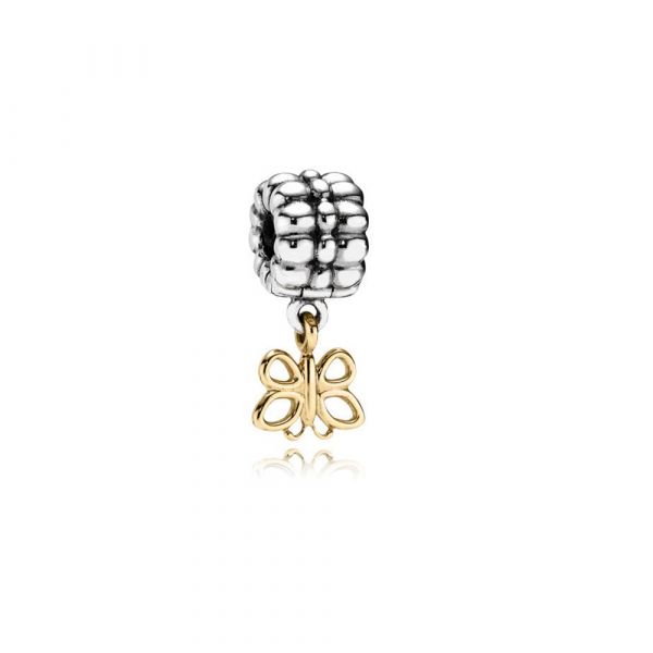 Deze prachtige Pandora bedel is versierd met een geelgouden vlinder, wat een vleugje elegantie toevoegt aan je armband. De bedel is gemaakt van hoogwaardig materiaal en is perfect voor dagelijks gebruik of voor speciale gelegenheden. Draag deze bedel in combinatie met andere Pandora bedels voor een unieke en persoonlijke look. Voeg deze vlinder bedel toe aan je collectie en laat je armband schitteren!
