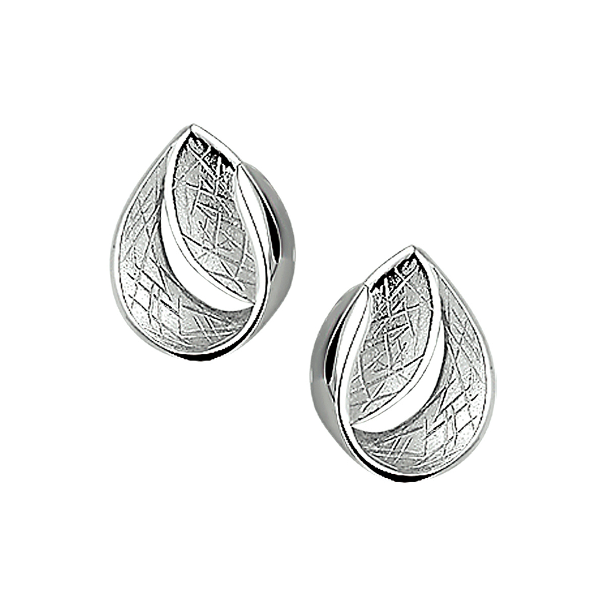 Beschrijving: Gerhodineerd zilveren oorknoppen met een poli en gescratchte afwerking.
Doelgroep: dames
Breedte: 10 mm
Hoogte: 13 mm