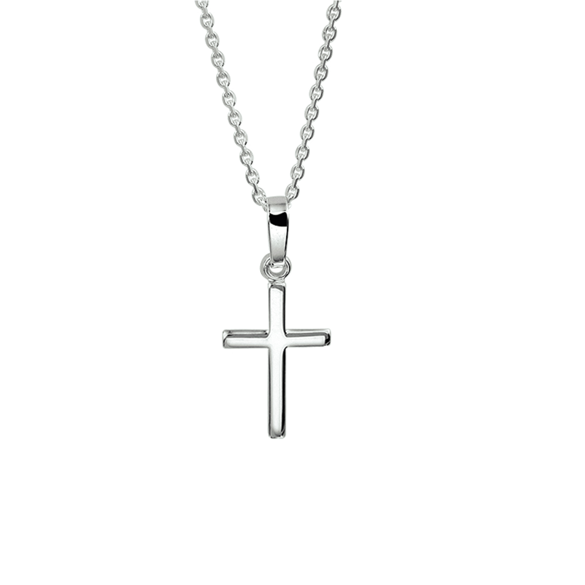 Beschrijving: Dit zilveren collier met kruisje is een tijdloos item voor zowel heren als dames. Details: Zilveren collier met een stevige veerring sluiting uitgevoerd met een kruis. De lengte van het collier bedraagt 41cm met 4cm extensie. De breedte van de anker schakel bedraagt 1.1mm. De afmetingen van de hanger zijn 15mm hoogte en 10mm breedte. 
Verpakt per: 1
Doelgroep: unisex
Breedte: 10 mm
Kortste lengte: 41 mm
Langste lengte: 45 mm
Hoogte: 15 mm