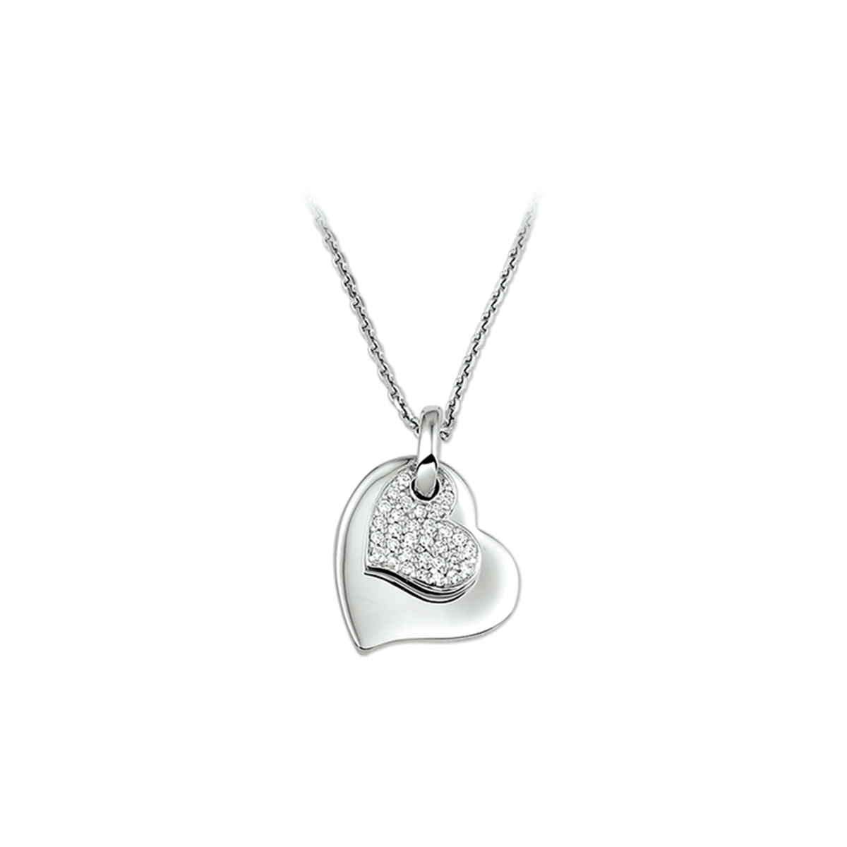 Zilveren collier