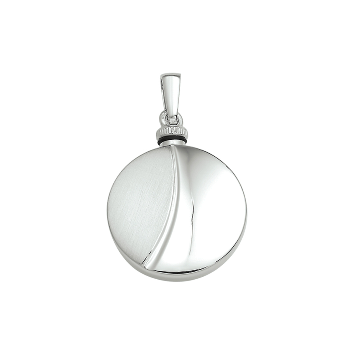 Zilveren hanger urn  
Modelnummer: 1317192  

Deze zilveren charm van 4 gram is perfect als een gedenksieraad. Met een diameter van 21,5 mm past het prachtig aan een ketting. Het beste te dragen dicht bij het hart als een liefdevolle herinnering. Een elegant en persoonlijk sieraad voor dagelijks gebruik.

