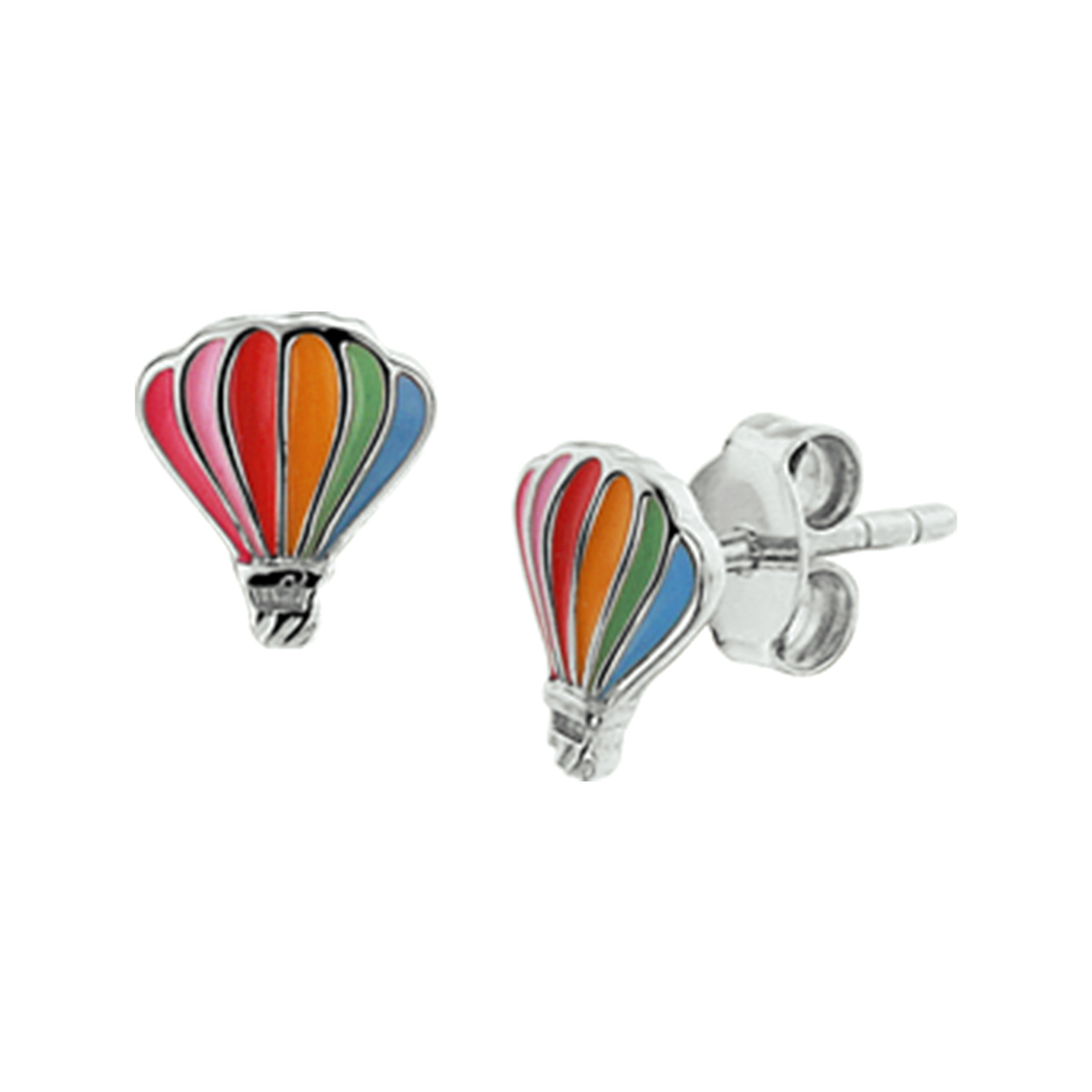 Beschrijving: Deze super leuke en vrolijk gekleurde luchtballon oorknoppen zijn uitgevoerd in gerhodineerd zilver en emaille in verschillende kleuren. De oorknoppen hebben een afmeting van 7.5x6.5mm en hebben een poli afwerking. De oorknoppen zijn te combineren met bijpassende sieraden uit onze collectie om zo een kleurrijke set te maken!. Tip: Leuk om kado te geven aan stoere meiden die willen stralen met hippe sieraden. INFO: Gerhodineerd zilver is door de rhodiumlaag beter bestand tegen verkleuren en krassen.
Doelgroep: kinderen
Breedte: 6.5 mm
Hoogte: 7.5 mm