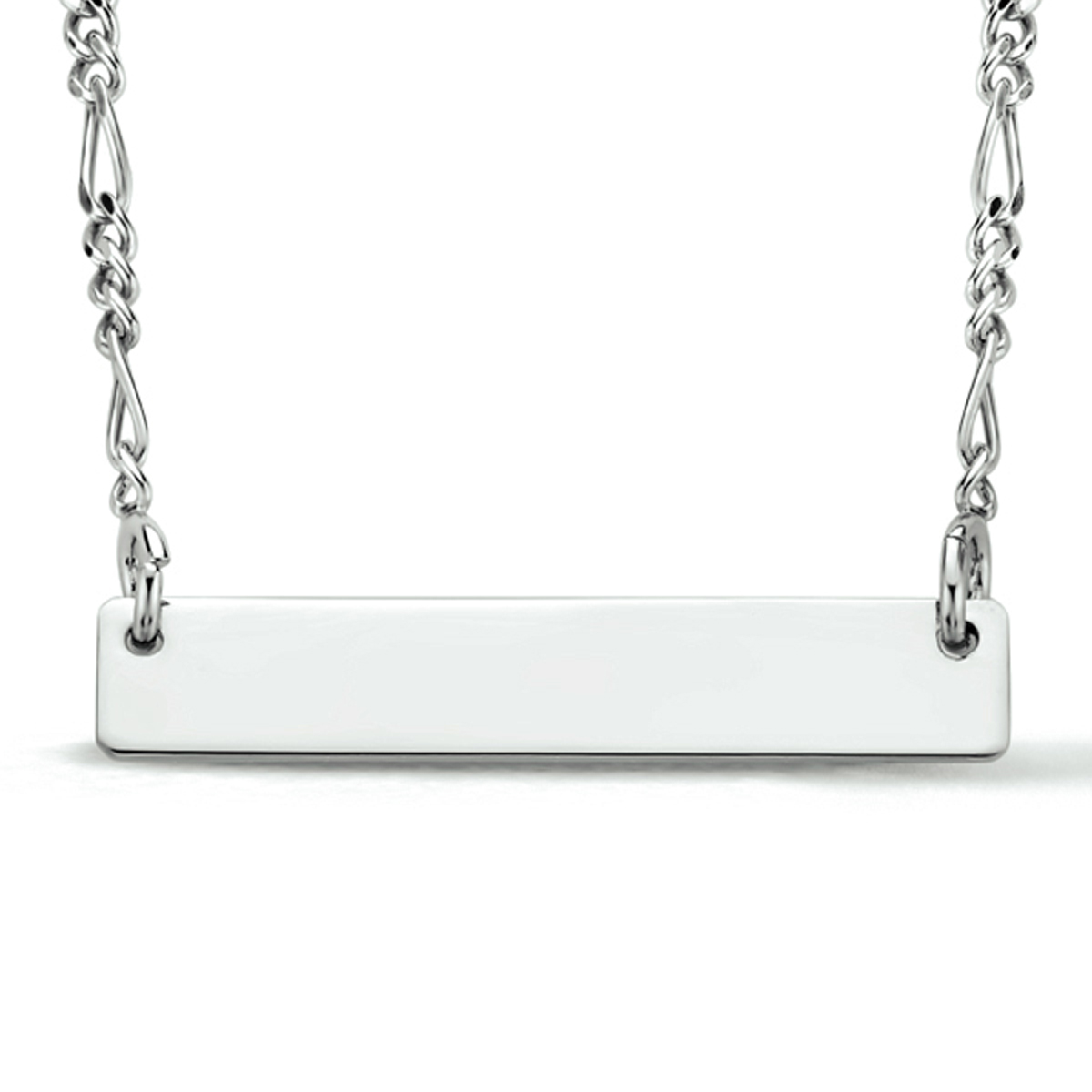 ZILVEREN COLLIER 41-46CM 1.9MM PLAAT