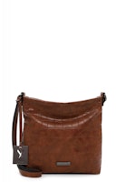 De SuriFrey SFY Hadley Crossover in Cognac is een trendy tas met een verstelbare schouderriem en ritssluiting. De tas heeft een ruim hoofdcompartiment en handige binnenvakken om je spullen georganiseerd te houden. Draag de tas diagonaal over je lichaam voor een stijlvolle en comfortabele look. Gemaakt van hoogwaardig materiaal, perfect voor dagelijks gebruik. Maak je outfit compleet met deze trendy tas!