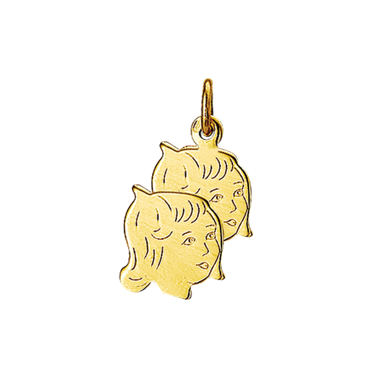 Beschrijving: Geelgouden hanger met een kinderhoofdje. 
Verpakt per: 1
Doelgroep: unisex
Breedte: 15 mm
Hoogte: 20 mm
