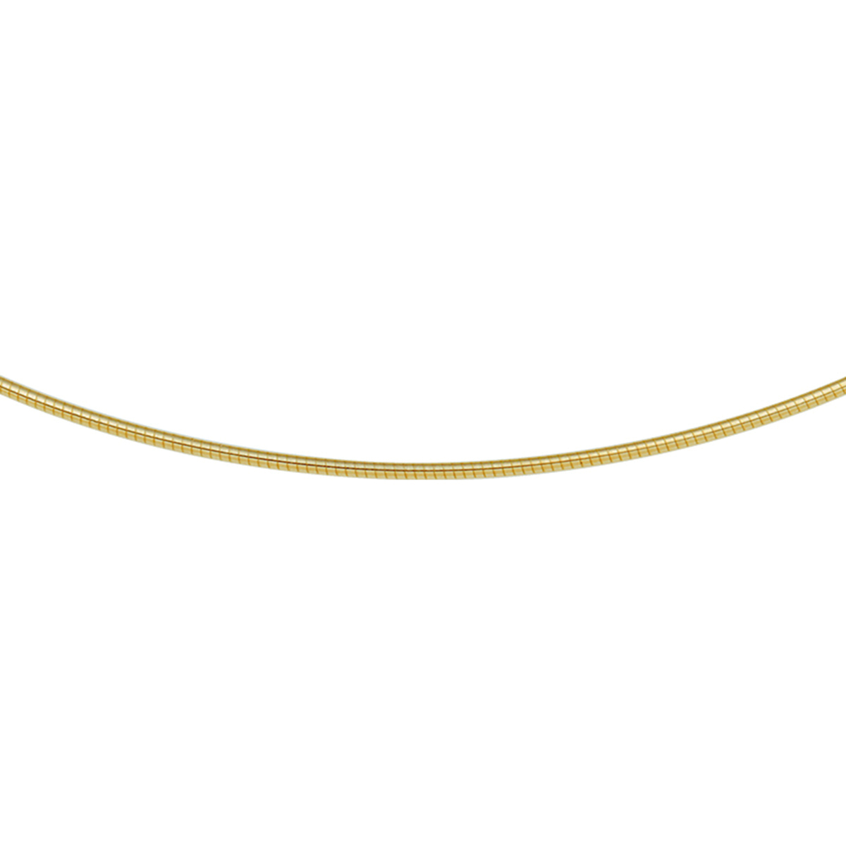 Beschrijving: Geelgouden omega collier. 
Uniekenummer serie: 29427
Verpakt per: 1
Doelgroep: dames
Breedte: 1.25 mm
Langste lengte: 42 mm