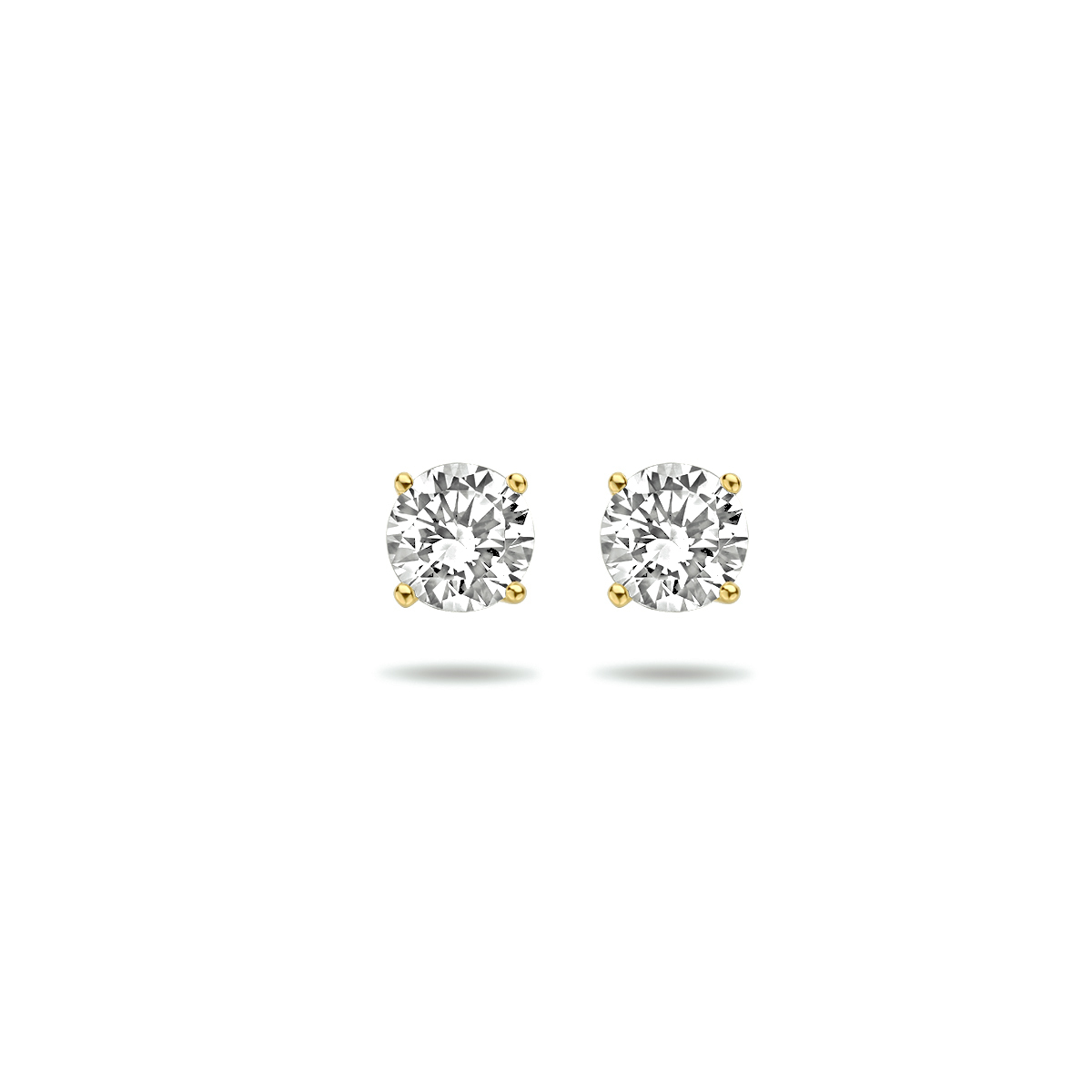Beschrijving: Geelgouden oorknoppen met zirkonia. 
Uniekenummer serie: 27544
Verpakt per: 1
Doelgroep: dames
Zetting: solitaire (chatonzetting)