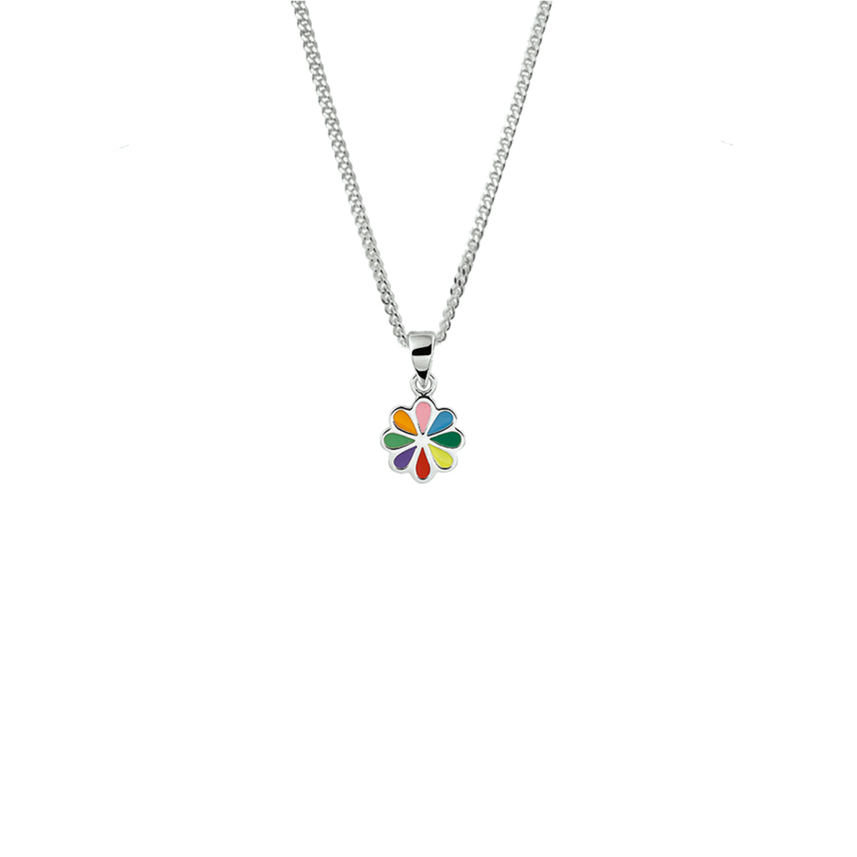 Dit prachtige zilveren collier heeft een bloemhanger die een subtiele en elegante uitstraling geeft. De hanger is gedetailleerd en met vakmanschap gemaakt. Het collier is verstelbaar en kan op verschillende lengtes gedragen worden. Combineer het met een mooie jurk voor een feestelijke gelegenheid of draag het dagelijks voor een stijlvolle touch aan je outfit. Een absolute must-have voor elk meisje!