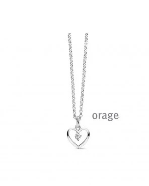 Zilveren ketting met hanger
