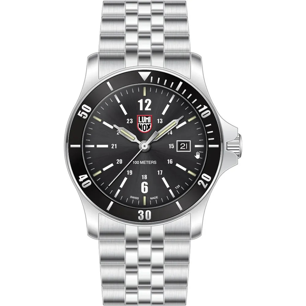 Luminox - Sport Timer, Quartz 42mm 100 meter WR, Saffierglas - XS.0911