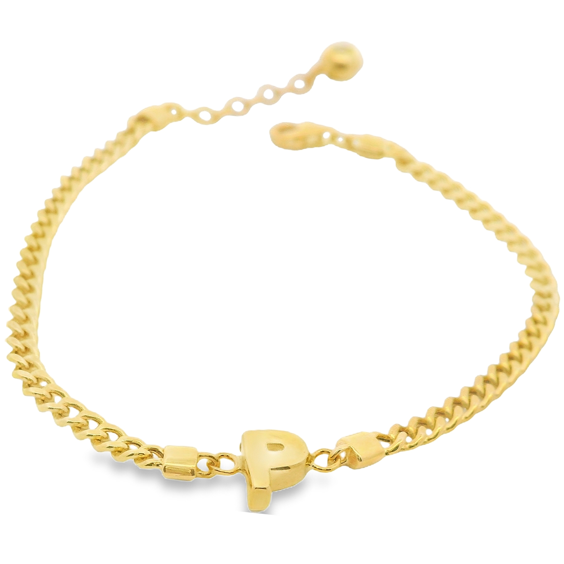 Deze armband van Louis Bros is vervaardigd uit 14 karaat geelgoud (3.36 gr.). De armband heeft een breedte van 3 mm en een dikte van 1.25 mm.
Deze prachtige armband is gemaakt van hoogwaardig geelgoud en heeft een verfijnde gourmet schakel. De armband is voorzien van een stijlvolle initiale, die je persoonlijkheid en stijl benadrukt. Verkrijgbaar in verschillende letters, zodat je altijd de perfecte keuze kunt maken voor jezelf of als cadeau voor iemand anders. Een tijdloze toevoeging aan elke sieradencollectie.
Verkrijgbaar met verschillende letters!