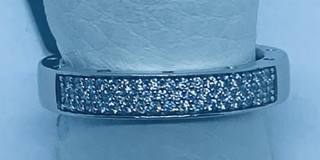 Zilveren ring met zirconia