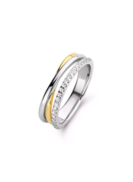 What women want ! Dit is een prachtige ring uit de Naiomy Silver collectie in gerhodineerd 925 sterling silver met witte zirconia. 
Maat 62