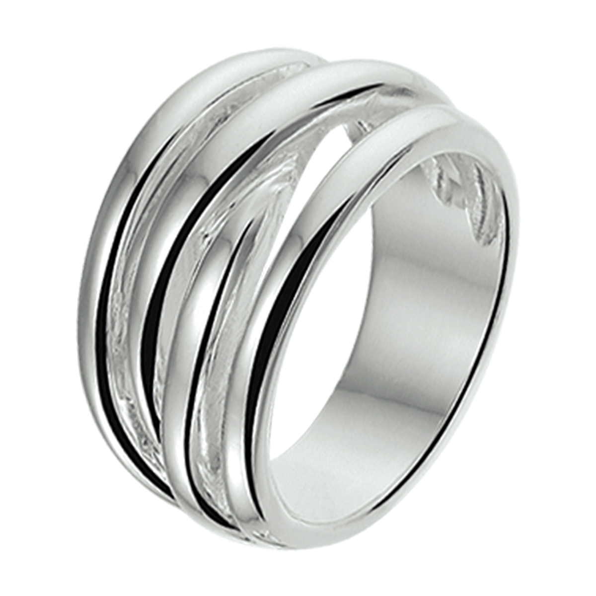 ring zilver gerhodineerd