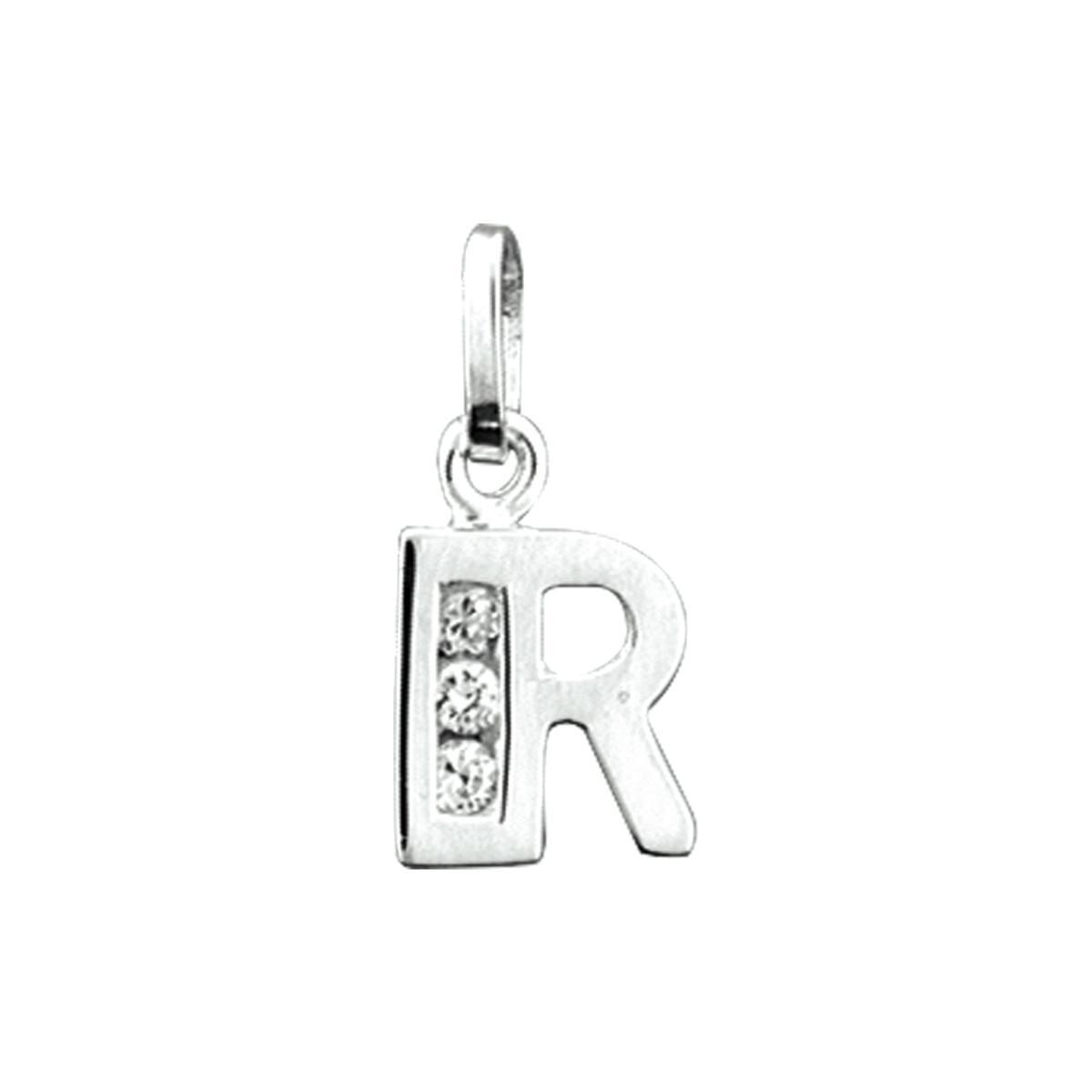 Beschrijving: Gerhodineerd zilveren hanger letter R met een hoogte van 9.5mm en een breedte van 7mm. Uitgevoerd met een schitterende rij van zirkonia.
Uniekenummer serie: 33598
Verpakt per: 1
Doelgroep: unisex
Zetting: alliance (rail zetting)