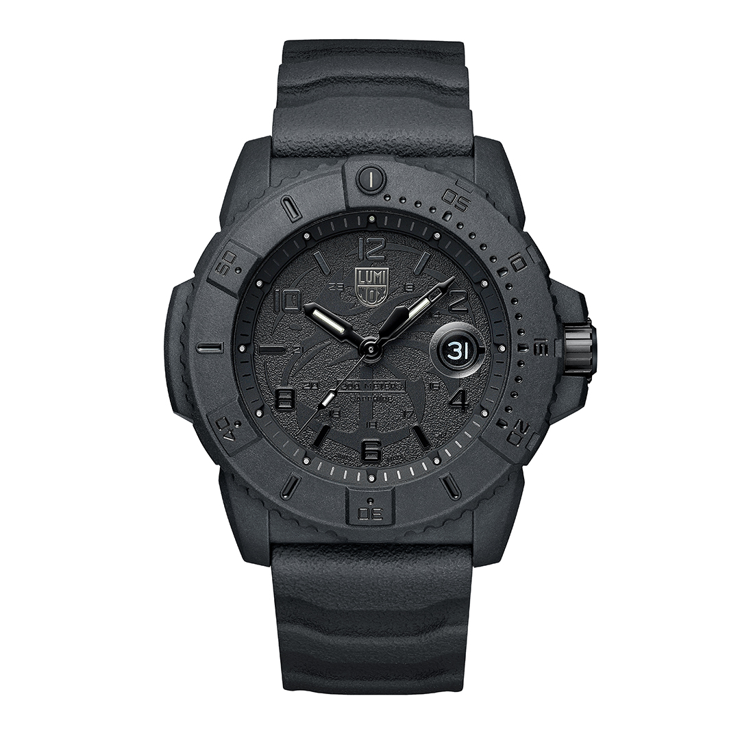 Luminox - Sea Collection, Navy Seal, Black/Black Quartz 200m WR Saffierglas - XS.3601.BO.NSF
