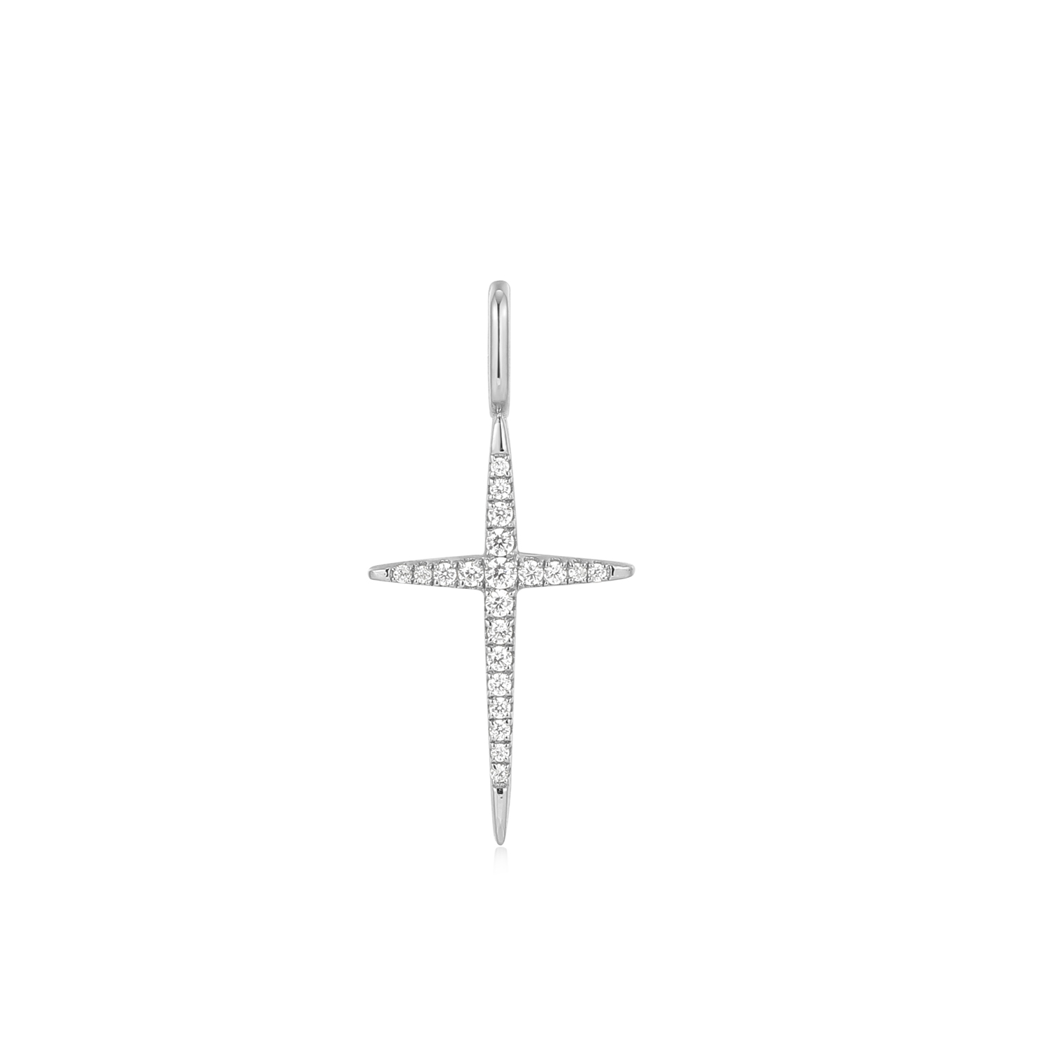 Productbeschrijving 
Geef je ketting een upgrade met deze trendy kruis bedel. De bedel bevat sprankelende zirkonia stenen en is gemaakt van 925 sterling zilver met rhodium plating. Bevestig je bedel eenvoudig aan een kettng, armband of connector.

Het Merk
GeÃ¯nspireerd door de laatste fashion trends is Ania Haie het toonaangevende sieradenmerk voor hoogkwalitatieve maar ook betaalbare zilveren sieraden, zonder op de kwaliteit in te leveren. Iedere collectie is gebaseerd op de laatste catwalktrends, waardoor Ania Haie snel tot hÃ©t sieradenmerk voor stijlbewuste consumenten is verkozen. Elk sieraad wordt ontworpen om te combineren met andere sieraden waardoor je je eigen look kunt creÃ«ren. Maar ook zijn Ania Haie sieraden opvallend genoeg om op zichzelf te dragen.

How It All Started
Met een passie voor kwalitatieve sieraden met stijl Ã©n het besef dat de mode bewuste vrouw niet wil inleveren op kwaliteit is Ania Haie geboren. De Ania Haie oprichters zagen later dat de moderne vrouw van vandaag graag sieraden combineert en layered om haar individualiteit te omarmen, de kans werd aangegrepen en de droom werd werkelijkheid.

Volg ons ook op social media
Wil jij op de hoogte blijven van nieuwe collecties, toffe combinaties en de laatste sieraden trends? Hou ons dan ook in de gaten op social media. Daarnaast inspireren wij jou dagelijks met verschillende looks en mix & match combinaties! Deel gerust jouw eigen unieke Ania Haie look door de hashtag #aniahaiexme te gebruiken. Wie weet wordt jouw look gerepost op Ã©Ã©n van onze kanalen!
Je kunt ons volgen op Facebook en Instagram.