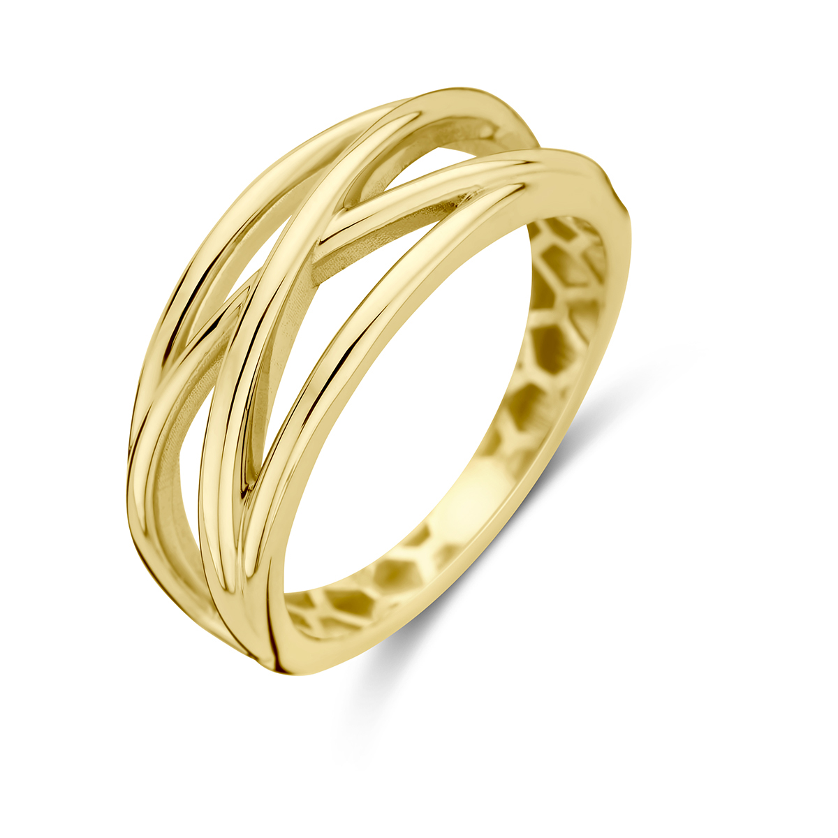 Huiscollectie 14krt geelgouden ring