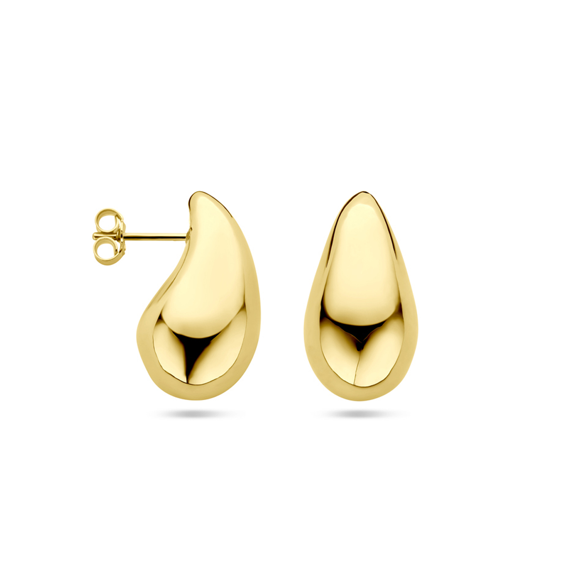 oorknoppen druppel 14K geelgoud