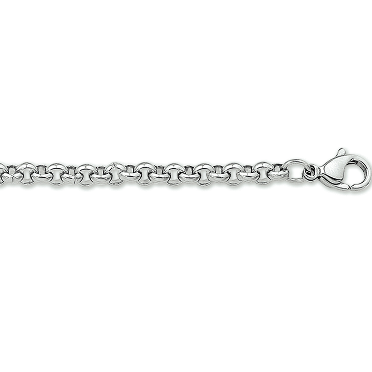 Staal jasseron collier
Breedte: 4 mm
Lengte: 50 cm