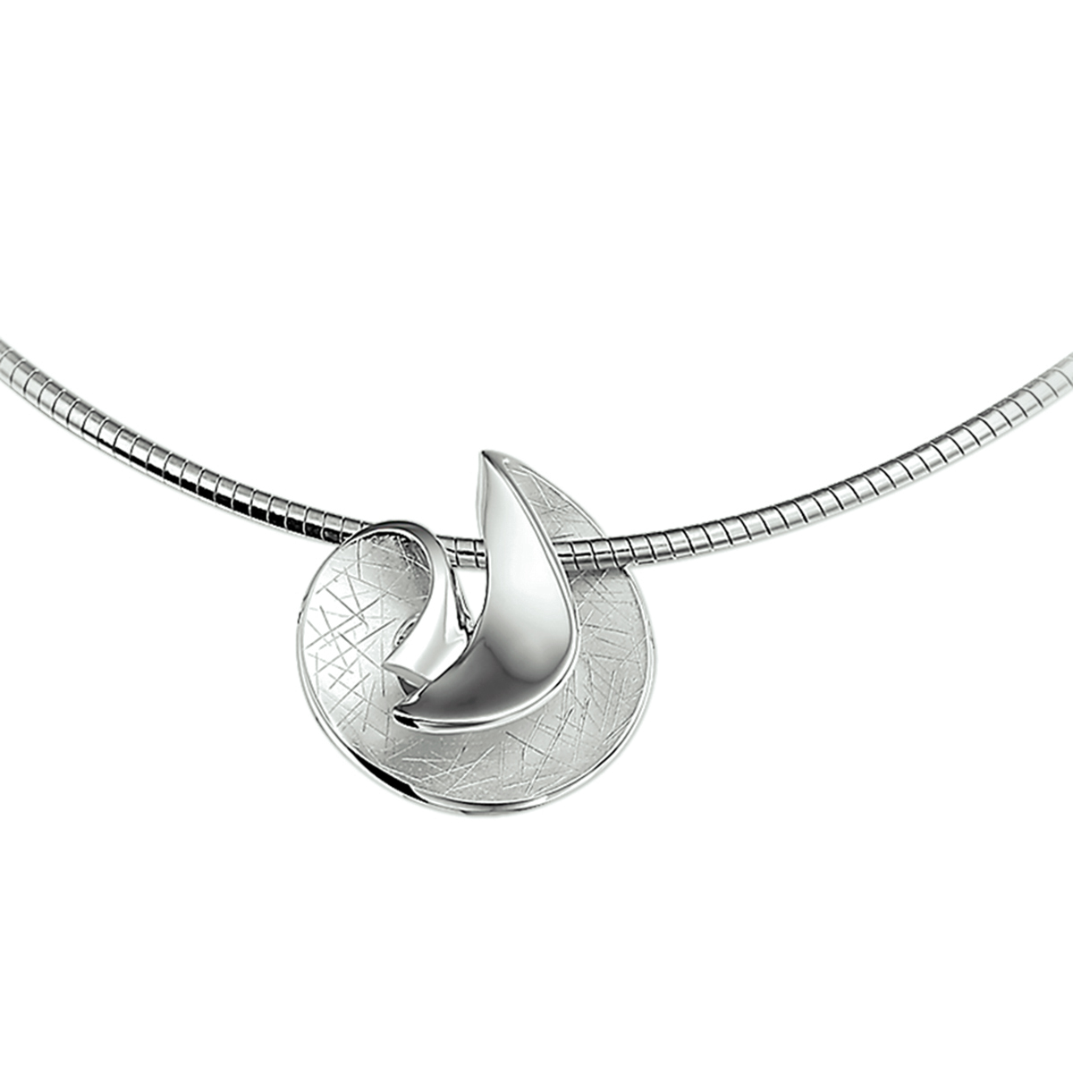 Beschrijving: Gerhodineerd zilveren collier met een poli en gescratchte afwerking. De schakelbreedte bedraagt 1.5mm. 
Verpakt per: 1
Doelgroep: dames
Breedte: 19 mm
Kortste lengte: 42 cm
Langste lengte: 45 cm
Hoogte: 20 mm