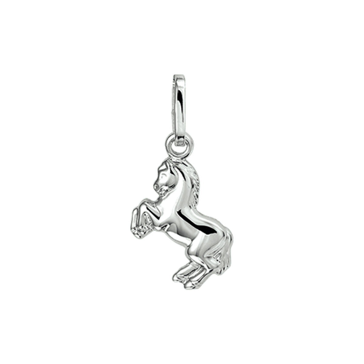 Gerhodineerde zilveren hanger van de kids collectie Silver Girls Jewels. De sieraden worden per stuk op kaart geleverd met een advies winkelverkoopprijs.