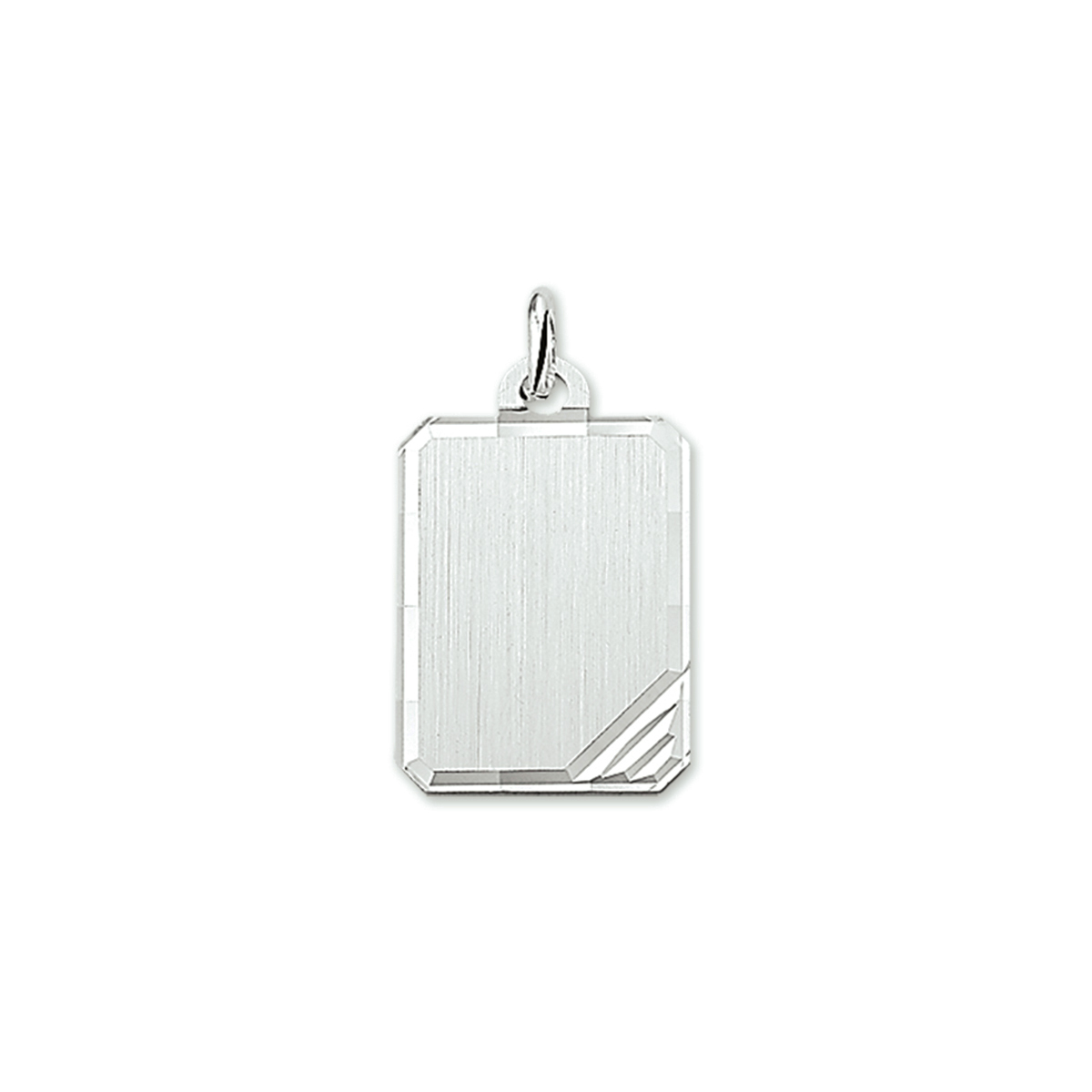 Graveerhanger gediamanteerd unisex