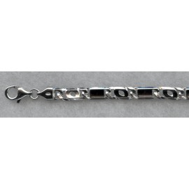 Heren ketting Orage in zilver 
