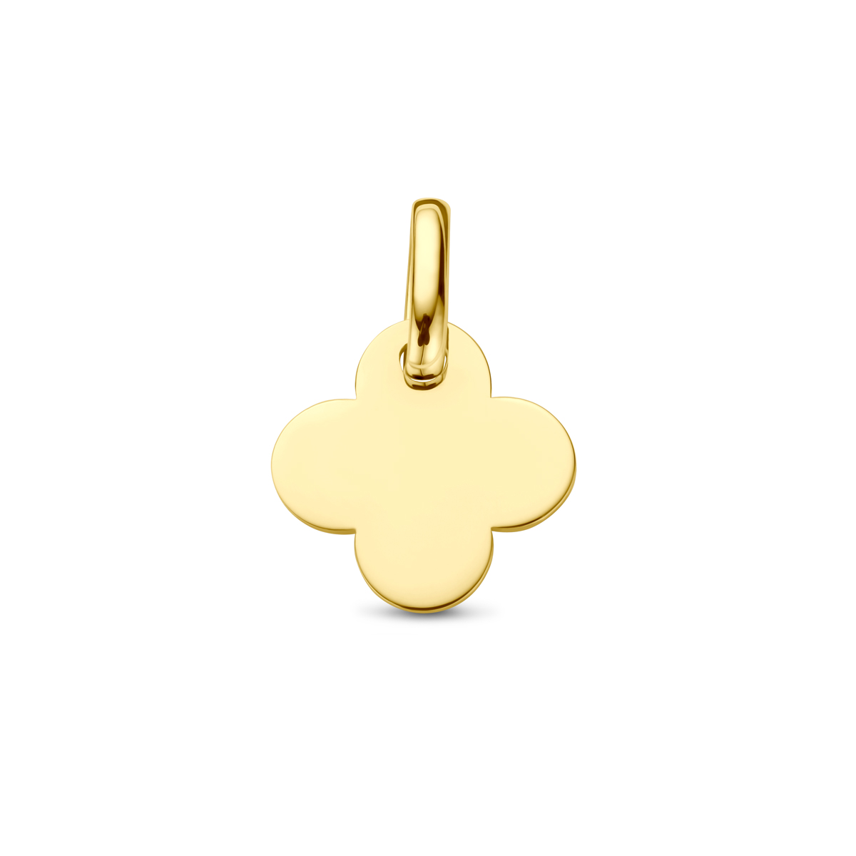 Gouden Hanger/Bedel Klavertje