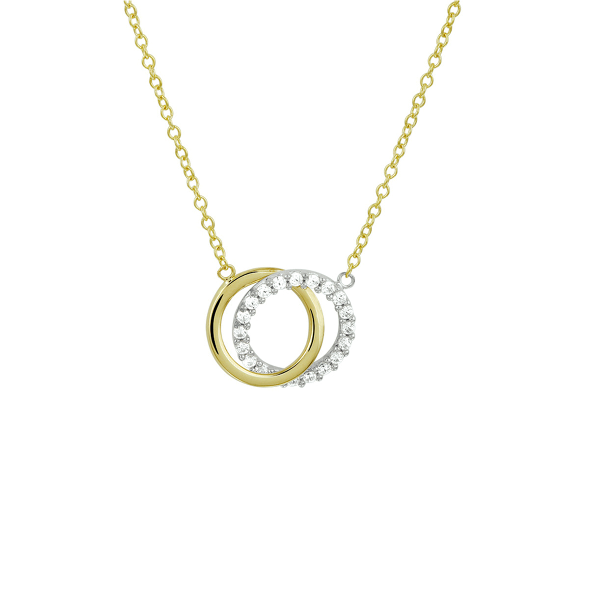 Beschrijving: Wit met geelgouden collier met rondjes en zirkonia. Het collier heeft draaglengtes van 40 42 en 44cm.
Verpakt per: 1
Doelgroep: dames
Breedte: 14.5 mm
Kortste lengte: 40 mm
Langste lengte: 44 mm
Hoogte: 12 mm
Zetting: entourage (rijzetting)