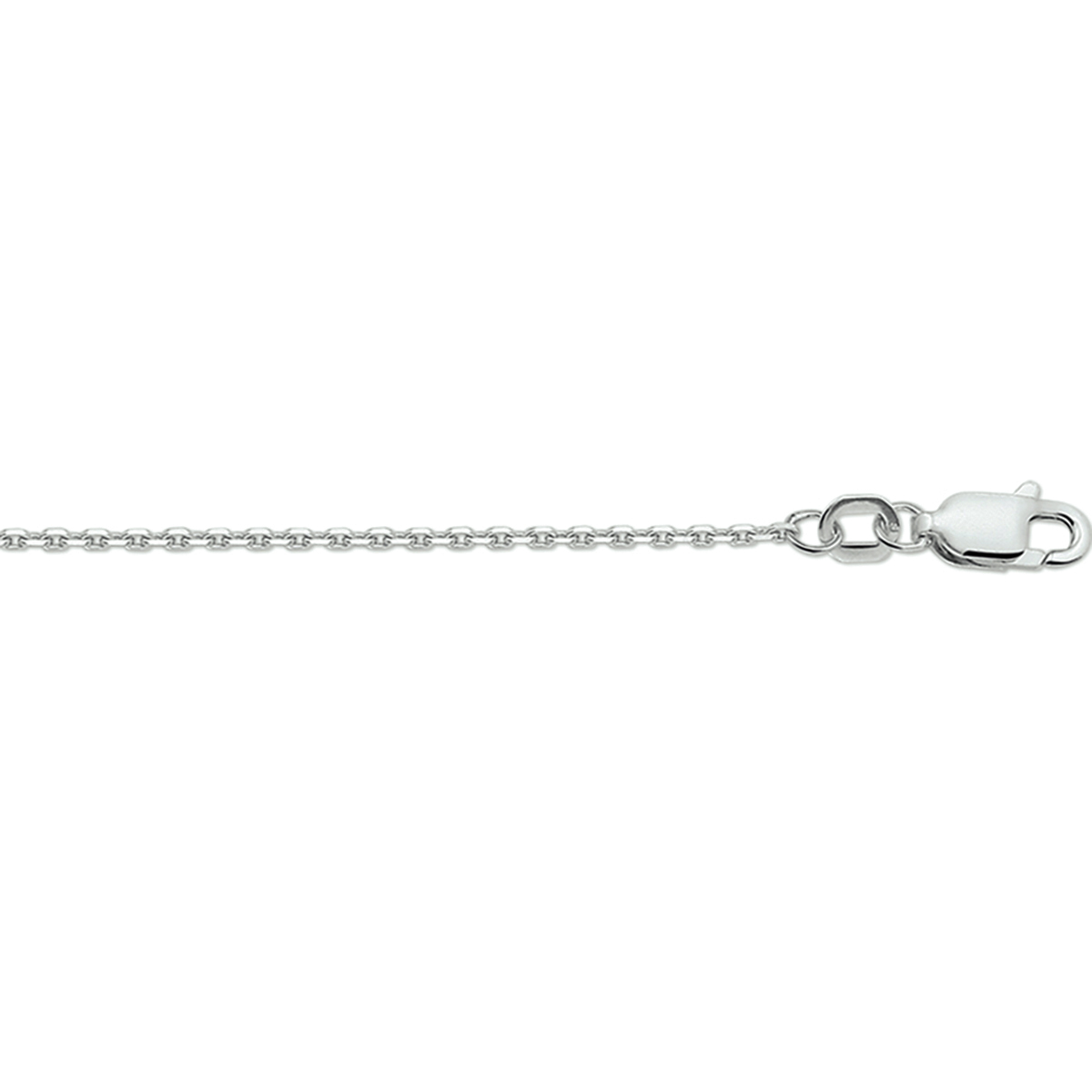 Beschrijving: Gerhodineerd zilveren collier met anker schakel. 
Uniekenummer serie: 28766
Verpakt per: 1
Doelgroep: dames
Breedte: 1.3 mm
Langste lengte: 80 mm
