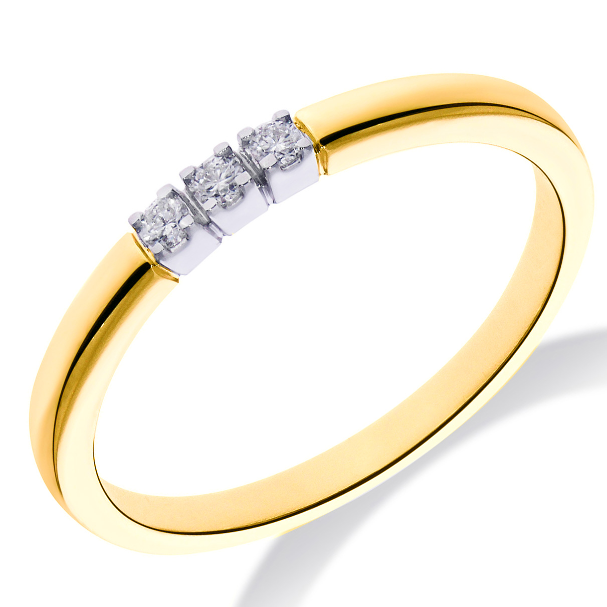 14Krt memoire ring 3-0.06CrtHSI