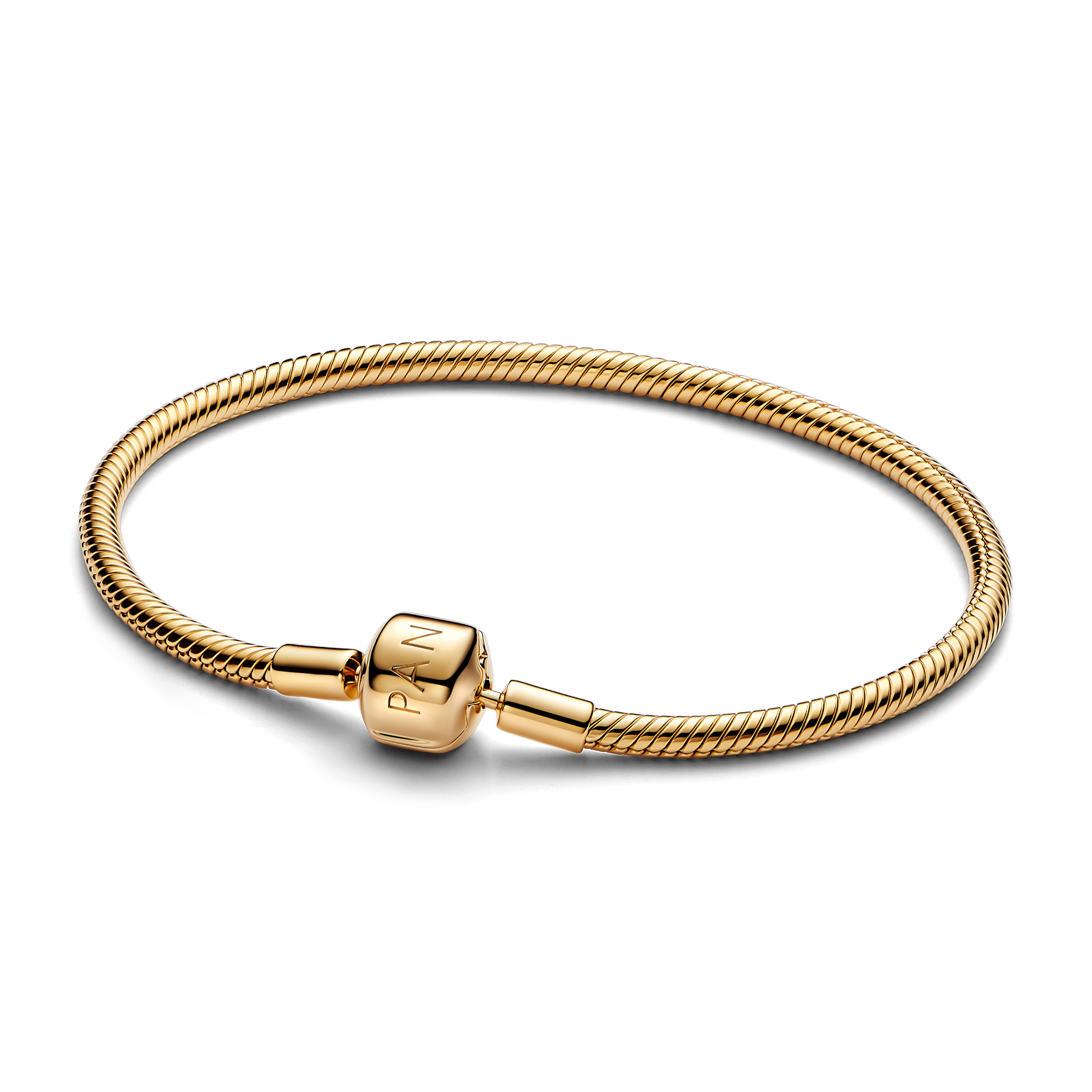 Pandora - Shine Snake Chain armband Gold Plated, 18 cm - 563390C00-18