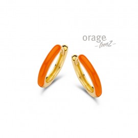 Oorbellen voor kinderen in orange kleur