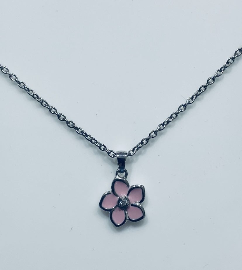 Kinder ketting in zilver van orage