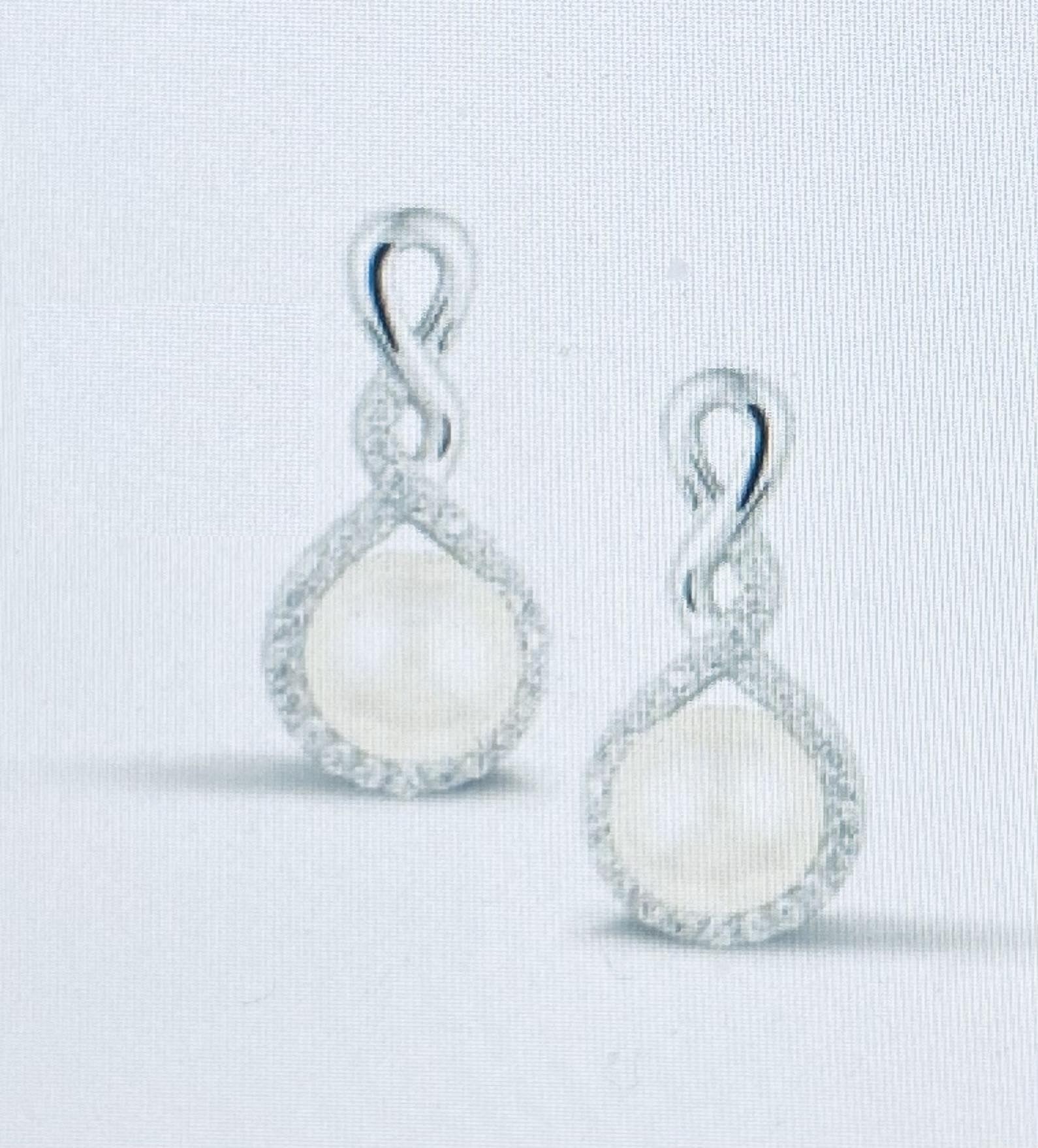 Oorbellen in zilver
