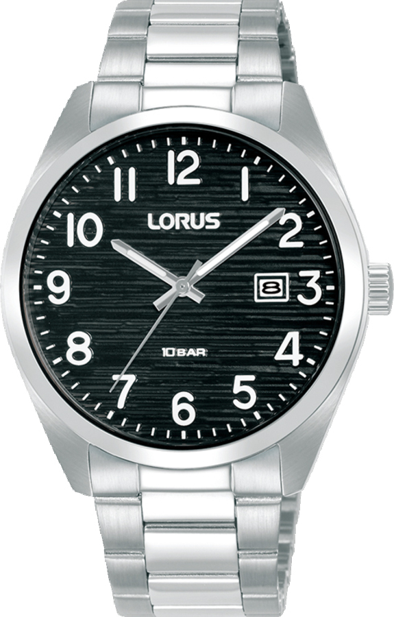 Dit is een herenhorloge van het merk Lorus. Het is een analoog horloge gemaakt van staal. De diameter van de kast is 39 mm en de kast is 10.5 mm dik.
De verdere specificaties van het horloge zijn als volgt:
Kastvorm: rond
Kastkleur: zilverkleurig
Kastmateriaal: staal
Bandbreedte: 20 mm
Bandlengte: 254 mm
Sluiting: vouwsluiting met drukker
Wijzerplaatkleur: zwart
Glassoort: hardlex mineraal glas
Waterdichtheid: 10 ATM
Techniek: quartz