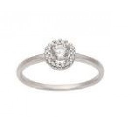 Ring in wit goud met zirconia