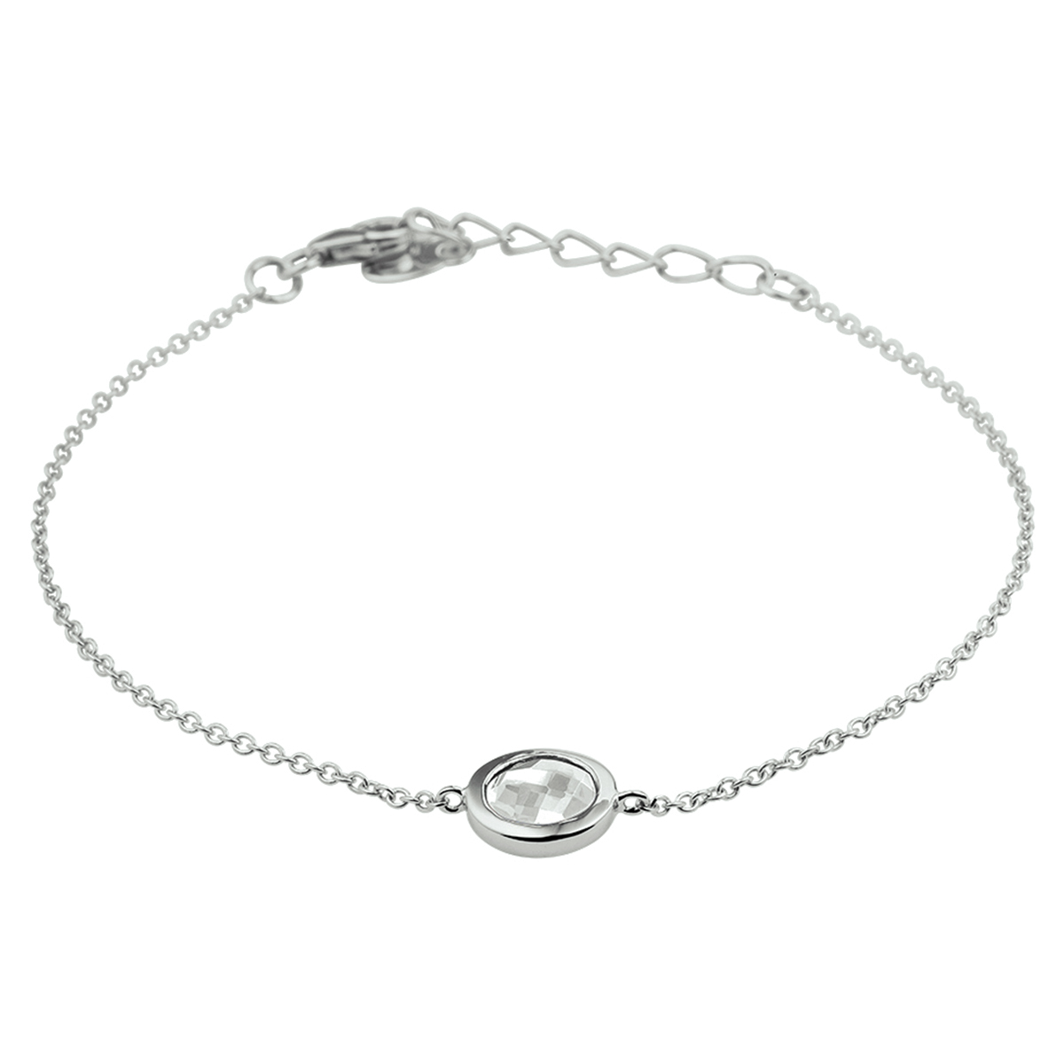 Armband zirkonia 1,4 mm 17 + 3 cm