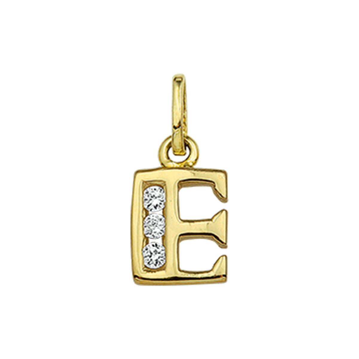 Beschrijving: Creeer een heel persoonlijk collier met deze zirkonia letter hanger. Kies de initialen van een dierbare je geliefde of misschien wel gewoon die van jezelf! Details: Geelgouden hanger met de letter E en een afmeting van 10x6.5mm.
Uniekenummer serie: 36952
Verpakt per: 1
Doelgroep: dames
Zetting: alliance (rail zetting)