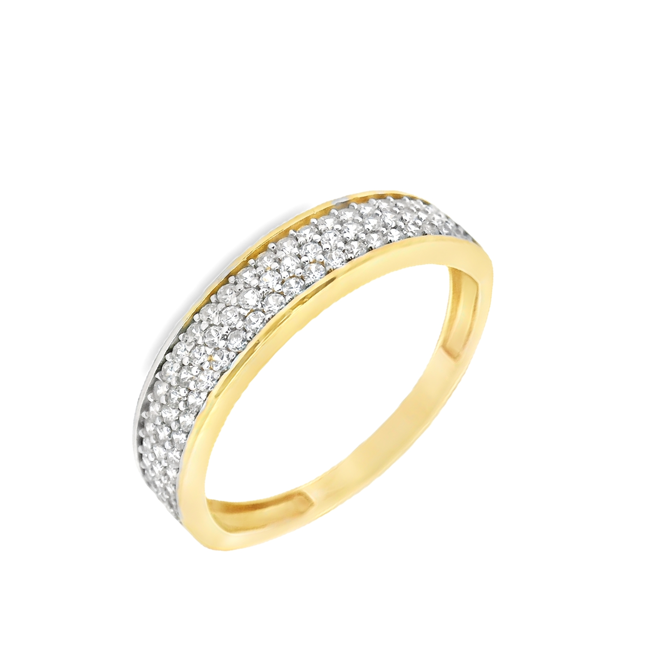 Deze ring van Louis Bros is vervaardigd uit 14 karaat bicolor (2.17 gr).
Deze ring combineert de luxe van geelgoud met de strakke uitstraling van witgoud in een modern design. Versierd met sprankelende zirkonia-steentjes, voegt deze ring een vleugje glans en elegantie toe. Het subtiele contrast van de metalen en de schittering van de zirkonia maken dit sieraad tot een verfijnd statementstuk, perfect voor elke moderne vrouw die houdt van tijdloze schoonheid met een eigentijdse twist.
De ring is verkrijgbaar in meerdere afmetingen.