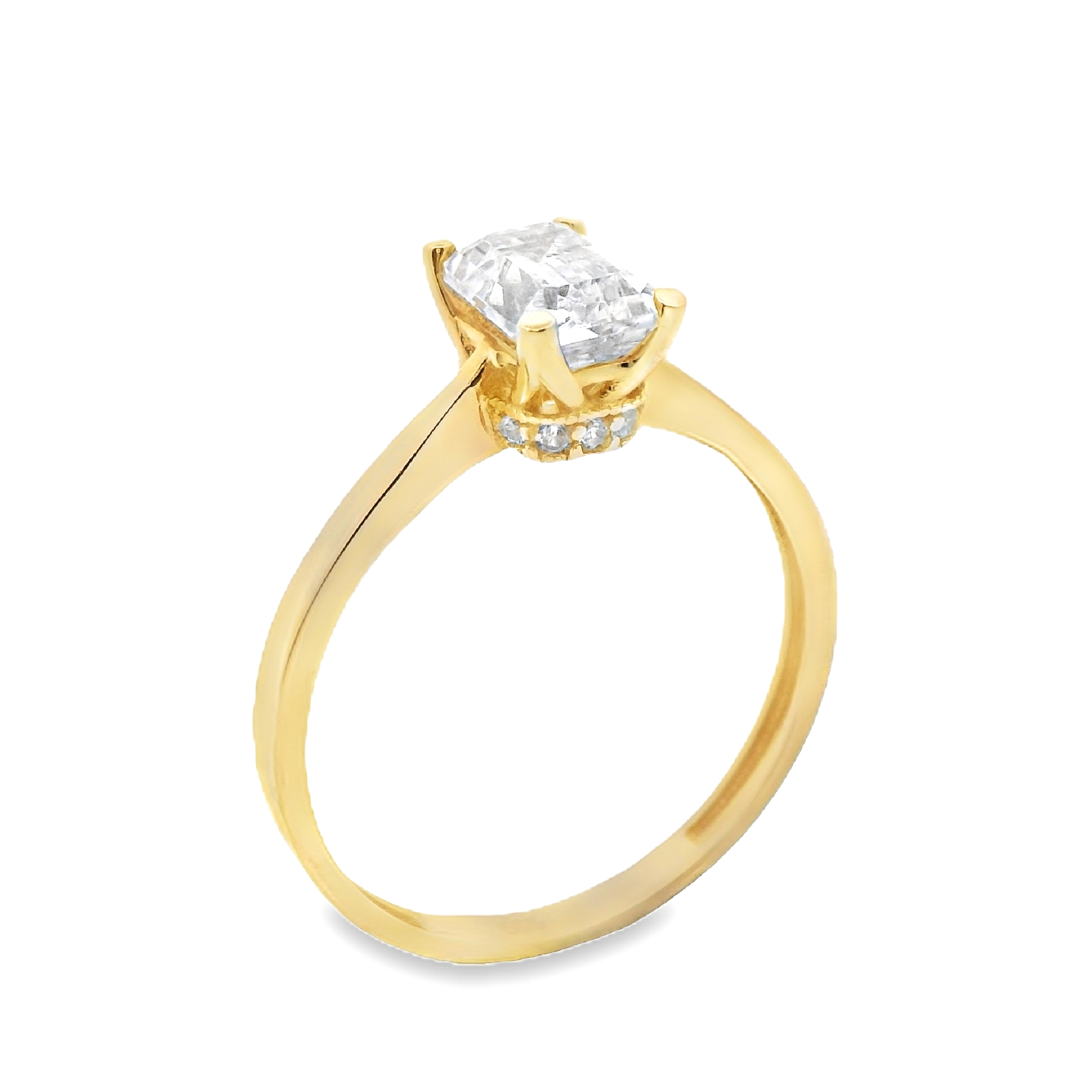 Deze ring van Louis Bros is vervaardigd uit 14 karaat geelgoud (2.07 gr.).
Deze ring is een klassieke en tijdloze keuze die elegantie en eenvoud combineert. De ring is vervaardigd uit hoogwaardig geelgoud en beschikt over een schitterende zirkonia, die in een solitaire setting centraal staat. Deze prachtige steen straalt helderheid en schittering uit, waardoor de ring een verfijnde en luxueuze uitstraling krijgt. Perfect voor een verloving, speciale gelegenheden of als een verfijnd dagelijks sieraad, deze geelgouden solitair ring met zirkonia is een symbool van pure schoonheid en stijl.
De ring is verkrijgbaar in meerdere afmetingen.