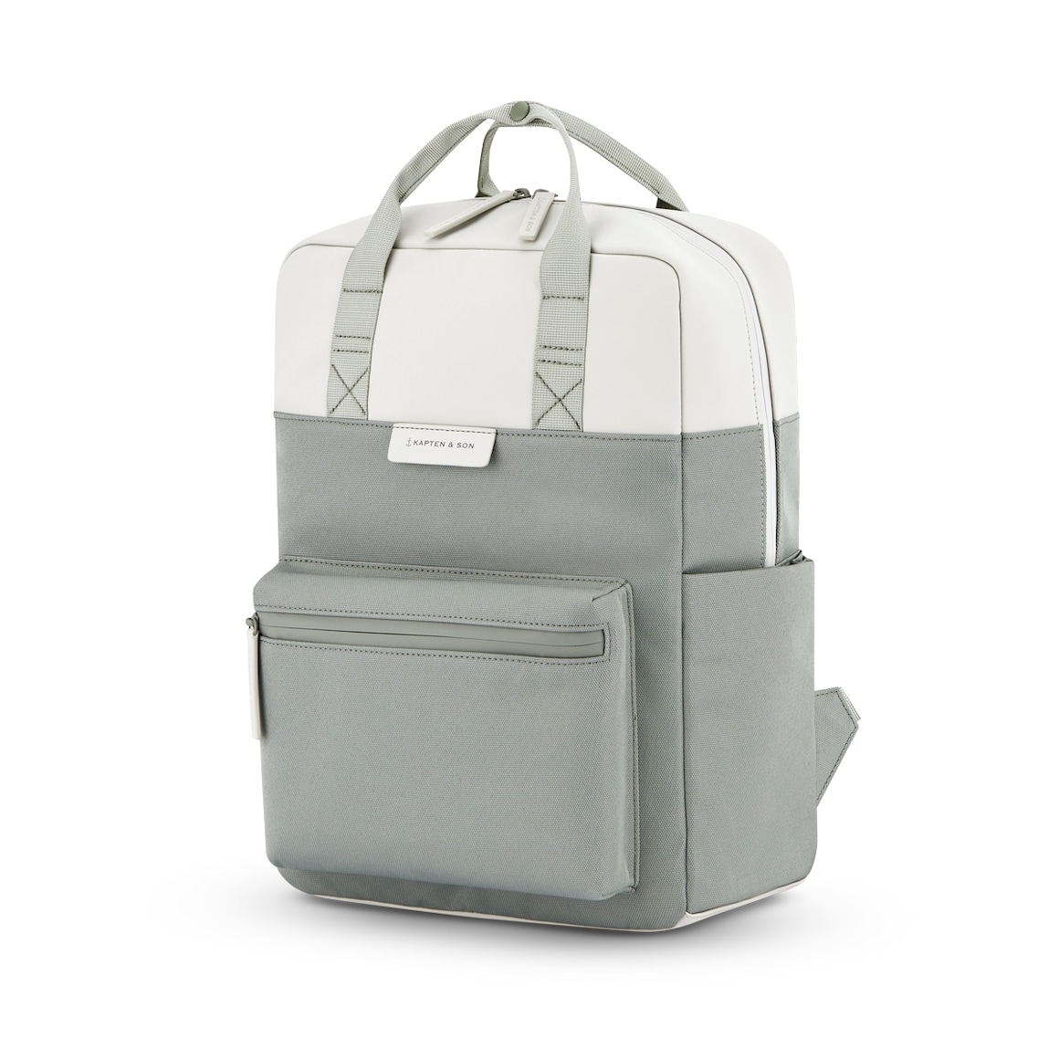 De Kapten & Son Bergen Pro Muted Sage is een stijlvolle en praktische tas met diverse handige kenmerken, zoals verstelbare schouderbanden en een ruim hoofdcompartiment. Deze tas is perfect voor dagelijks gebruik en past bij elke outfit. Draag hem over je schouder of als crossbody tas voor een trendy look. Een echte must-have voor elke fashionista!

praktisch en comfortabel
ergonomische rug , gevoerd en met verstelbare schouderbanden
inclusief koffer bevestiging en grotere flessenhouder

hoogwaardige mix van vegan tech-materiaal en gerecycled PET
Laptopvak binnen: 31 x 27 x 3 cm (bijv. 15" MacBook)

extra tabletvak gevoerd met microfleece: 26 x 22 x 2 cm
volume: 11 liter