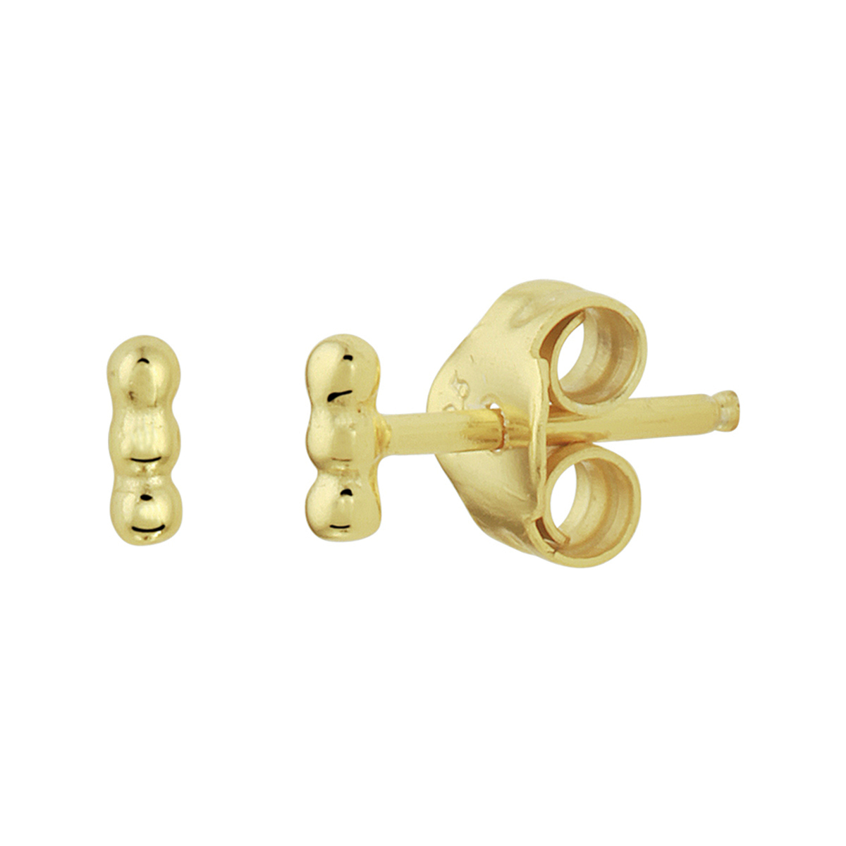 Deze oorknoppen zijn gemaakt van geelgoud op zilver en ze zijn goudkleurig. Het is een sieraad voor dames.