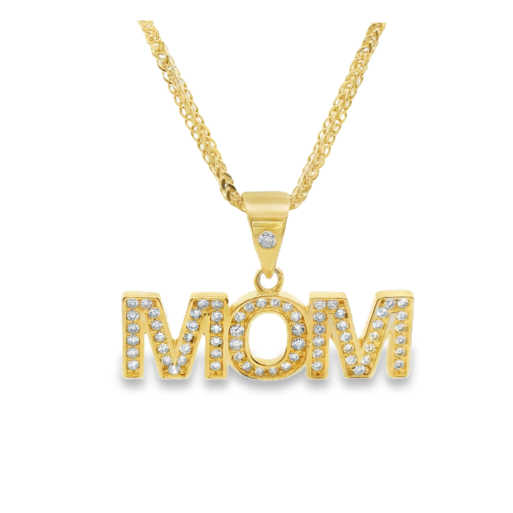 Deze hanger van Louis Bros is vervaardigd uit 14 karaat geelgoud met zirkonia (2.71 gr.). 
Deze hanger met "Mom" en zirkonia combineert tijdloze elegantie met een sprankelende touch. Het stralende goud omlijst liefdevol het woord "Mom", terwijl de glinsterende zirkonia-steentjes een schitterend accent toevoegen. Deze hanger is een perfect symbool van waardering en liefde, een betekenisvol sieraad dat elke moeder met trots zal dragen.