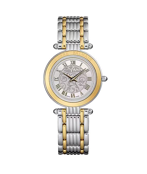 Silvered aro steel pvd B8132.39.12 