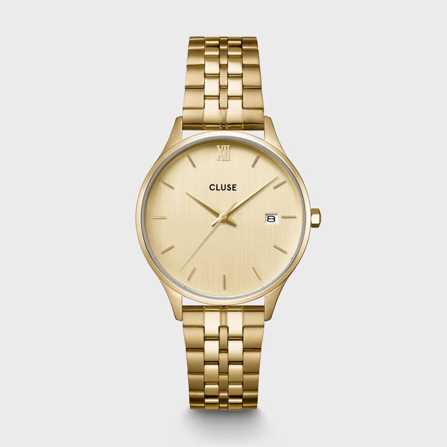 Minuit Date Watch Steel, Full Gold Colour
