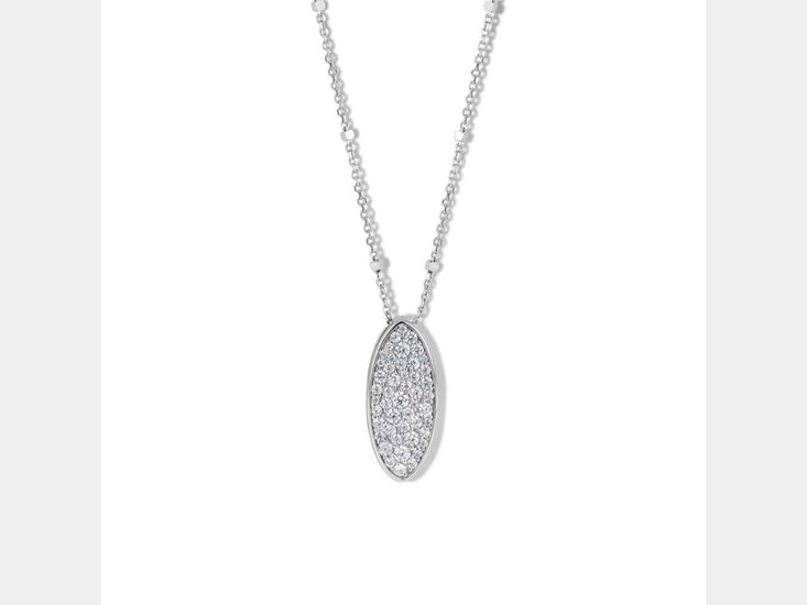 Ketting van Naiomy in zilver met hangertje