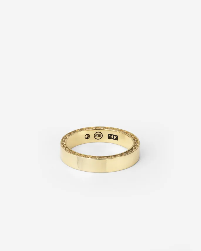 Buddha to Buddha George Smooth Ring 14krt Gold